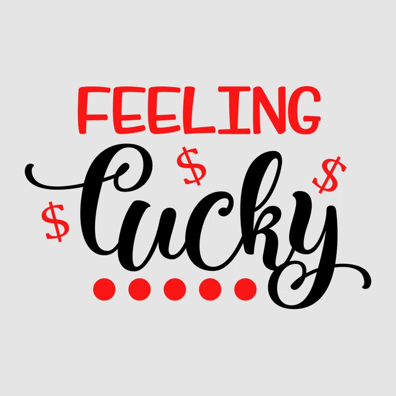 Sentiment de Chance et Dollar Femme Sweat à capuche