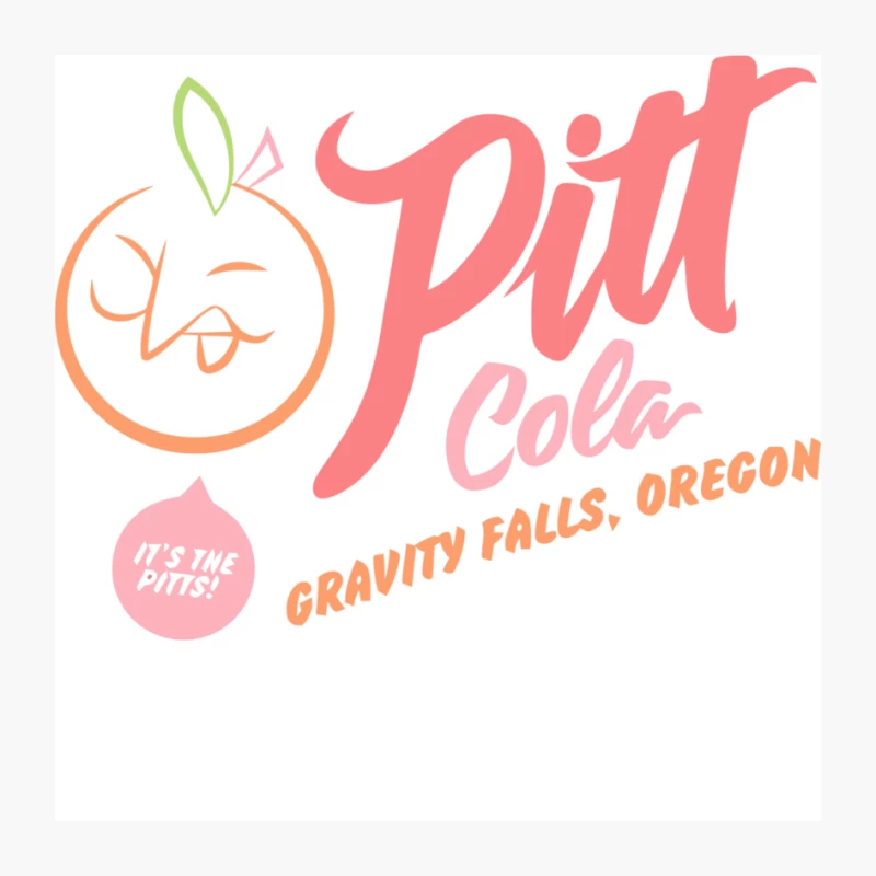 Pitt Cola: Quirky Soft Drink Branding from Gravity Falls, Oregon Pin
