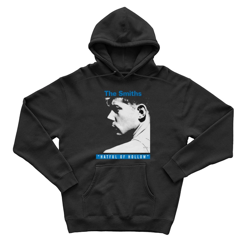 The Smiths 'Hatful of Hollow' Album Cover Art in Black and White Male Pullover Hoodie