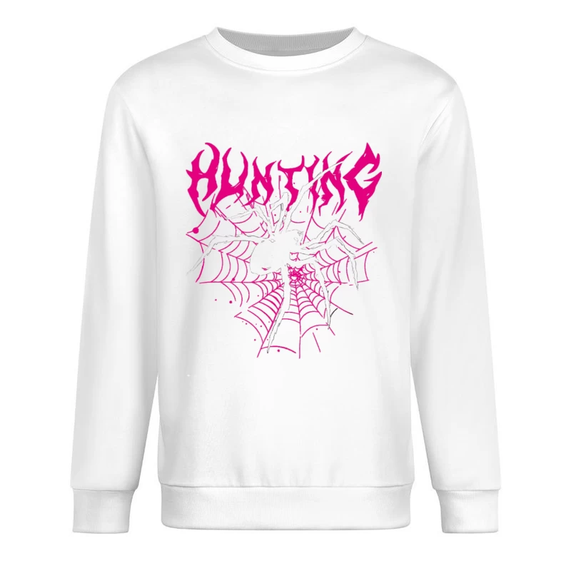 Spinnennetz-Jagd-Design Herren Pullover Sweatshirt