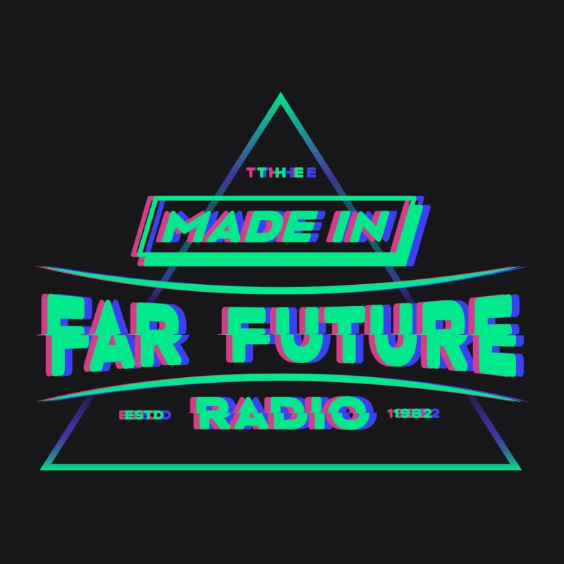 Made in Far Future Radio Logo Herren Pullover Hoodie