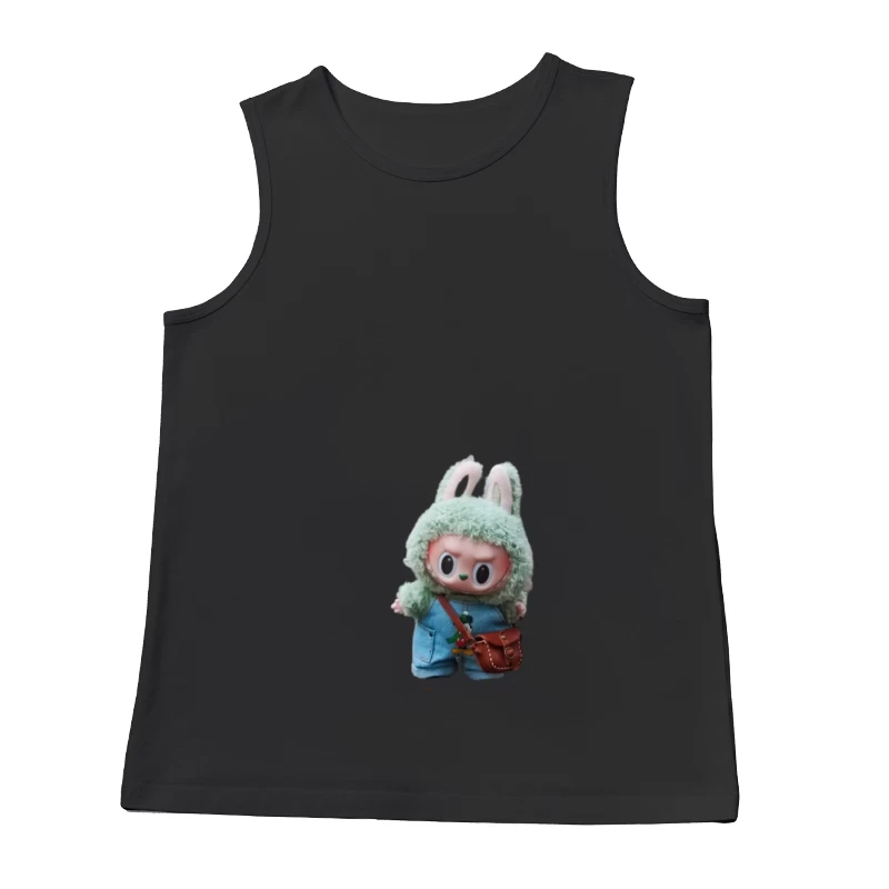 Kuschelpuppenfigur mit Hasenohren Herren Tanktops