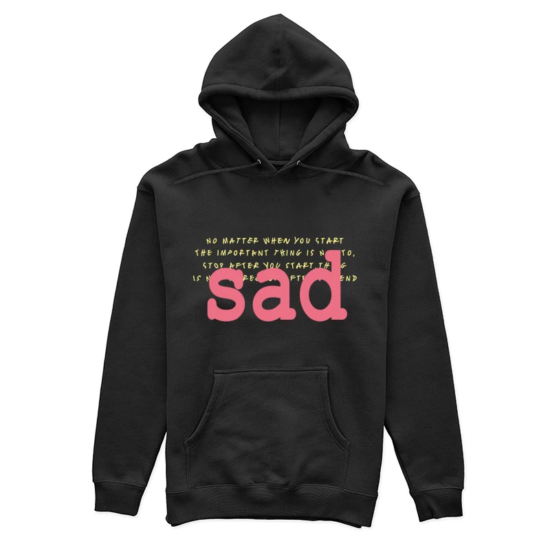 Motivationszitat über das Weitermachen Damen Pullover Hoodie