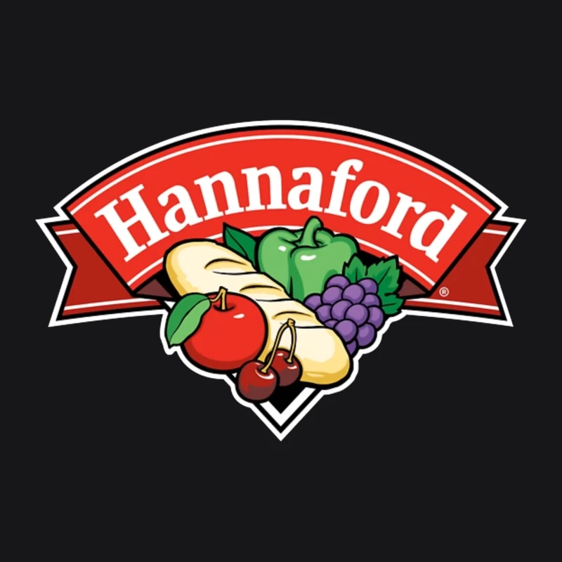 Hannaford Supermarket Logo with Fresh Produce Design Male Pullover Hoodie