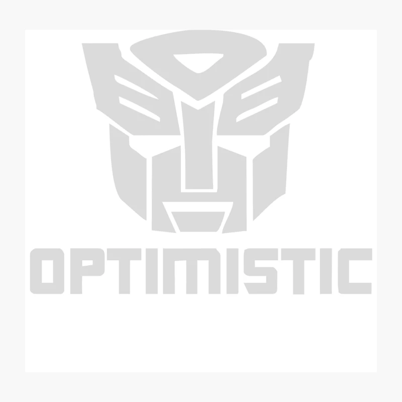 Be optimistic transformers - robot optimus prime movie autobots show tee Throw Pillow