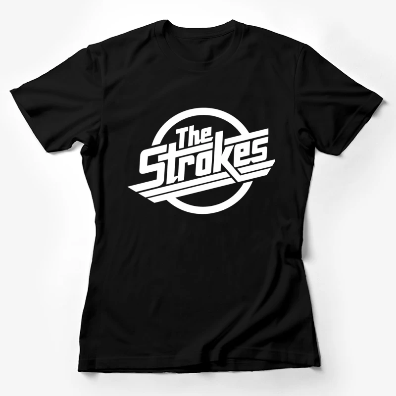 The Strokes Band Logo Outline Female T-Shirt