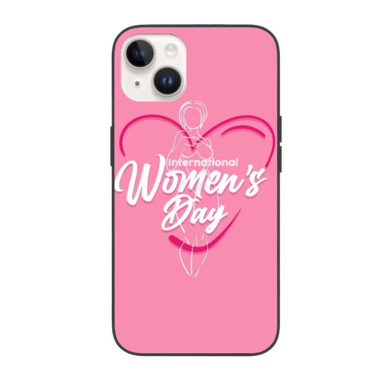 Elegant International Women's Day Design iPhone Case