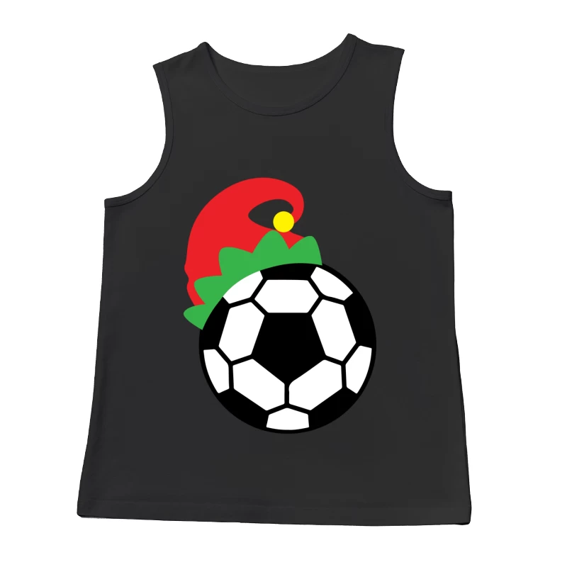 Chapeau de lutin et ballon de football Homme Débardeur