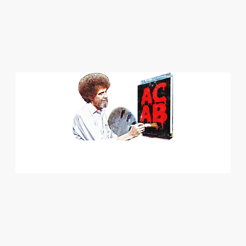 Bob Ross ACAB Meme Coffee Mug