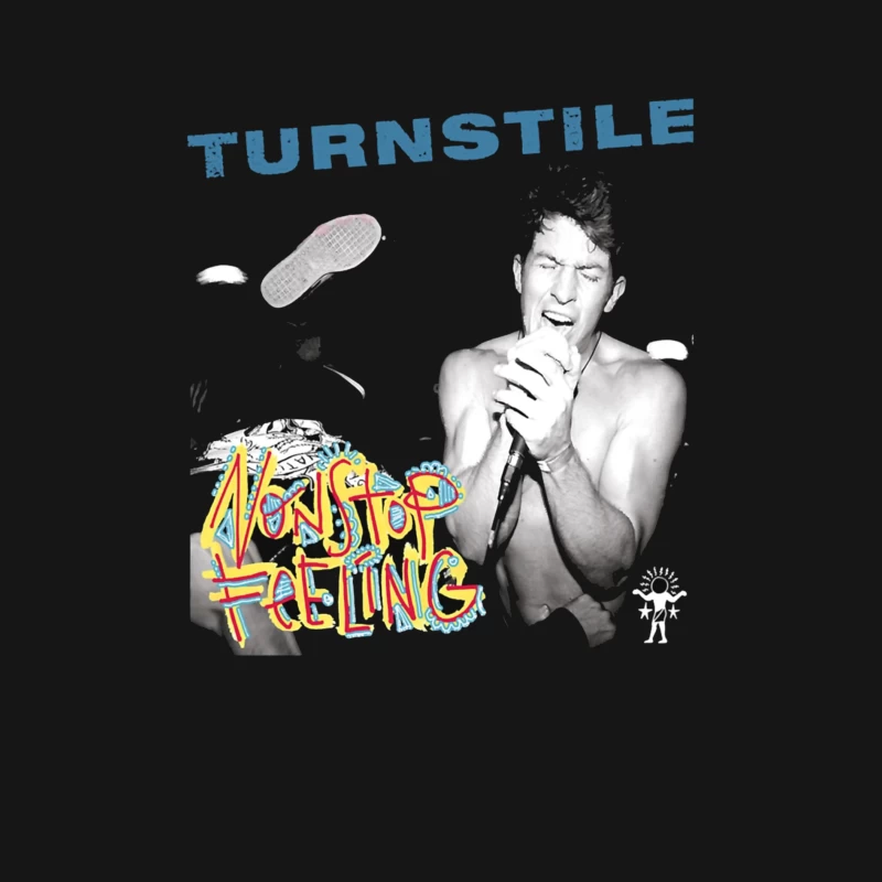 Turnstile: Nonstop Feeling Album Cover with Graffiti Art Female Long Sleeve T-Shirt