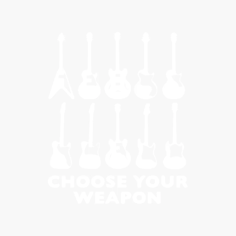 Choose Your Weapon funny Cotton Tote Bag