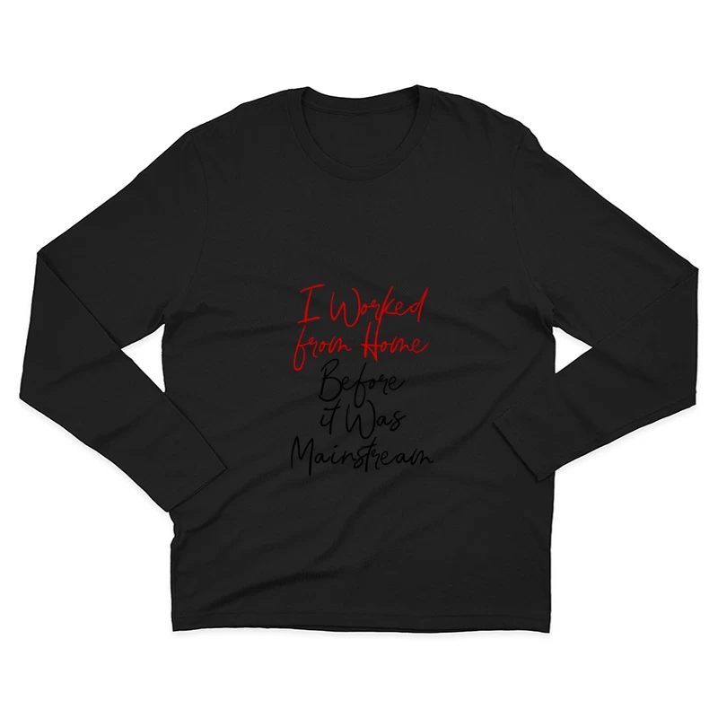 Design minimaliste d'un bureau à domicile Homme Manches Longues T-Shirt