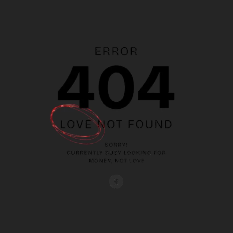 Error 404: Liebe nicht gefunden Herren Pullover Sweatshirt