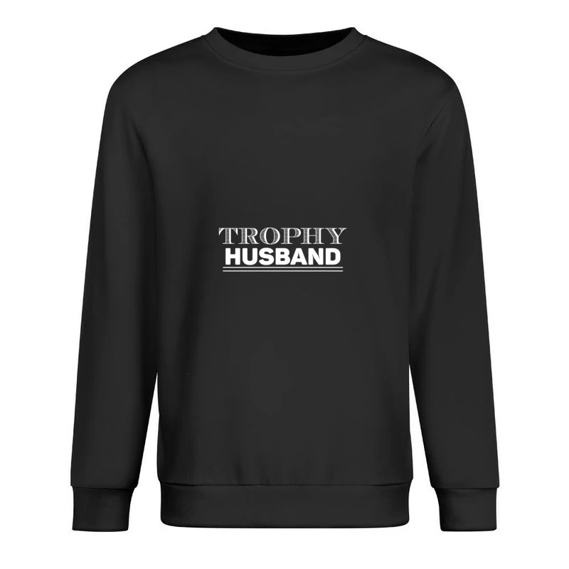 T-shirt avec texte 'Trophy Husband' Homme Sweat-shirt à enfiler