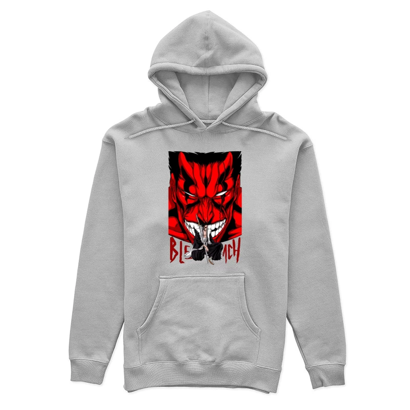Bleach Poster mit Charakter und Dämonenmaske Damen Pullover Hoodie
