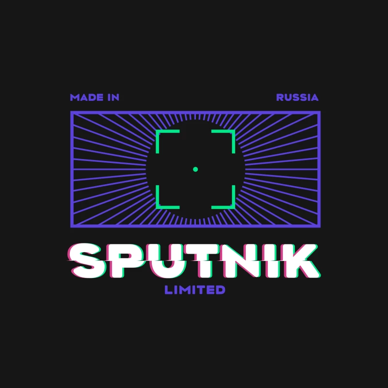Sputnik Logo Design Herren T-Shirt