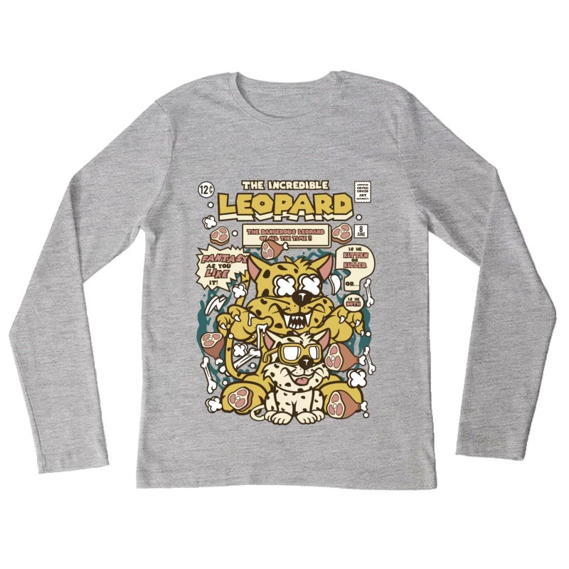 La panthère incroyable: Édition incroyable Femme Manches Longues T-Shirt