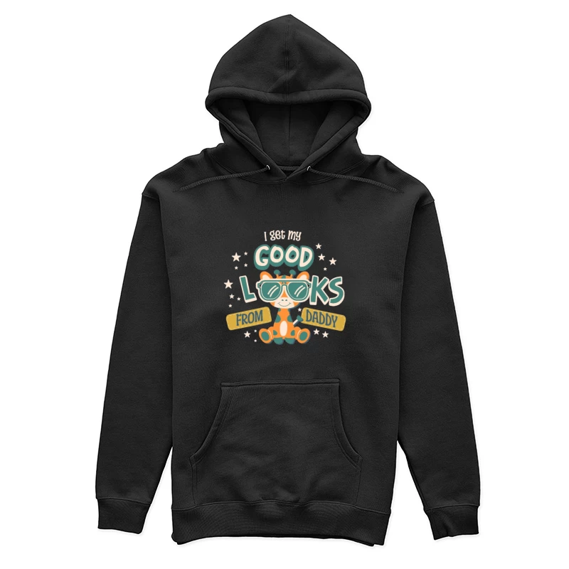 Design de girafe mignon avec lunettes de soleil Femme Sweat à capuche