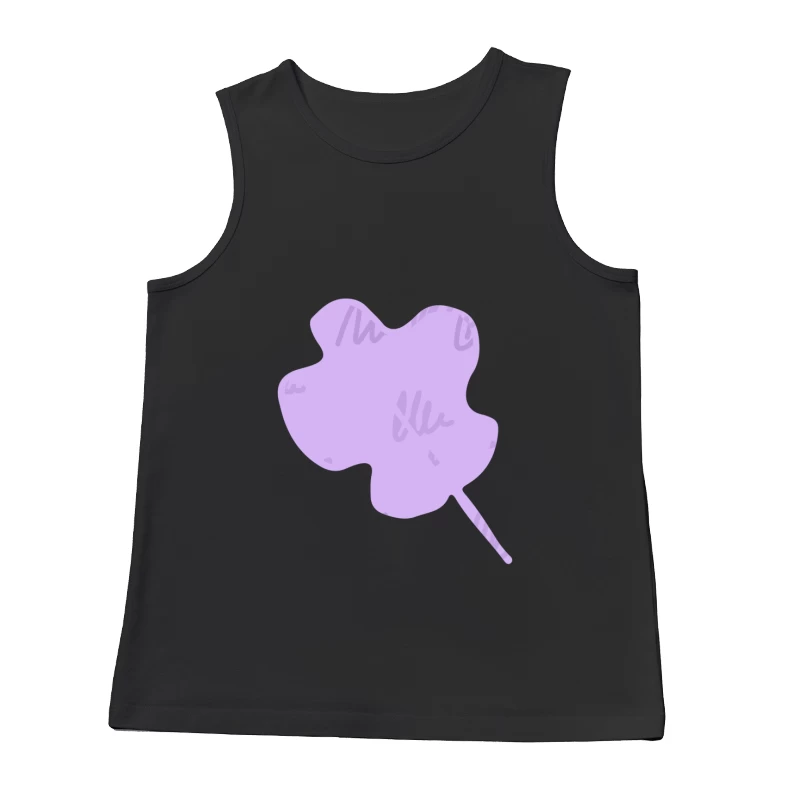 Feuille lilas abstraite Homme Débardeur