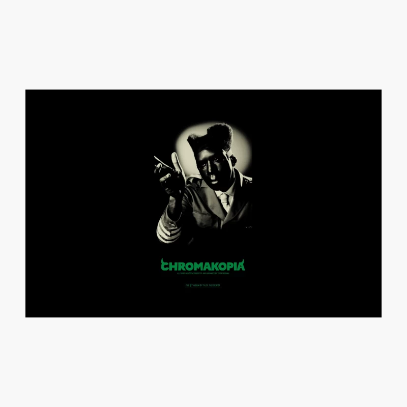 Chromakopia Vintage Monochrome Album Cover Design Travel Mug