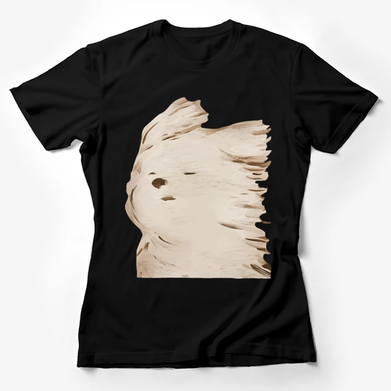 Abstrakter Windwirbel Damen T-Shirt