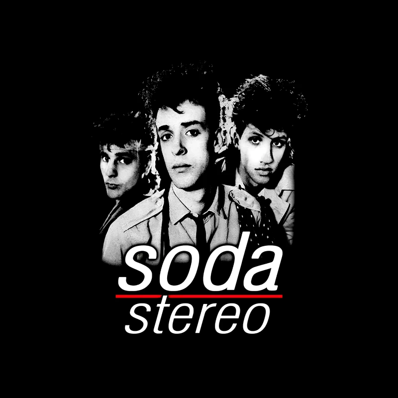 Soda Stereo Band Throw Pillow