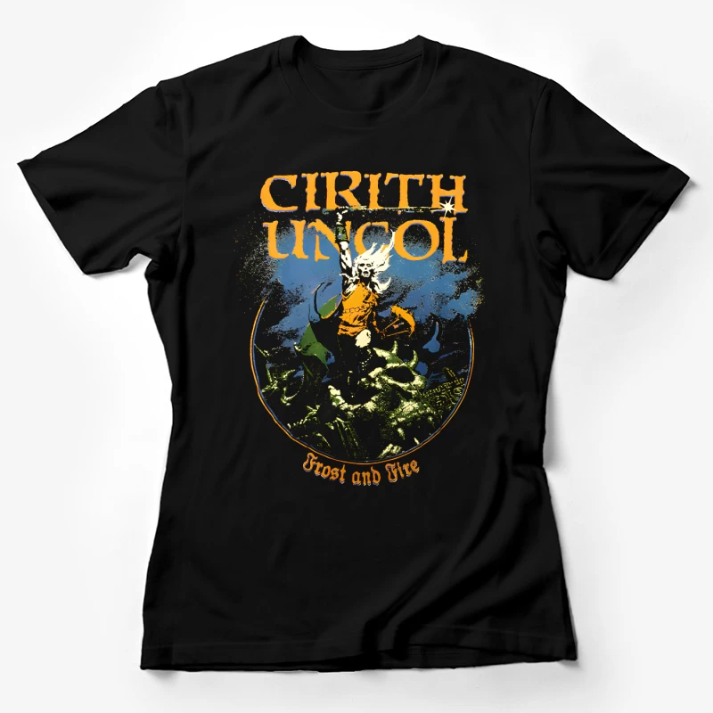 Cirith Ungol Frost and Fire Vintage Female T-Shirt