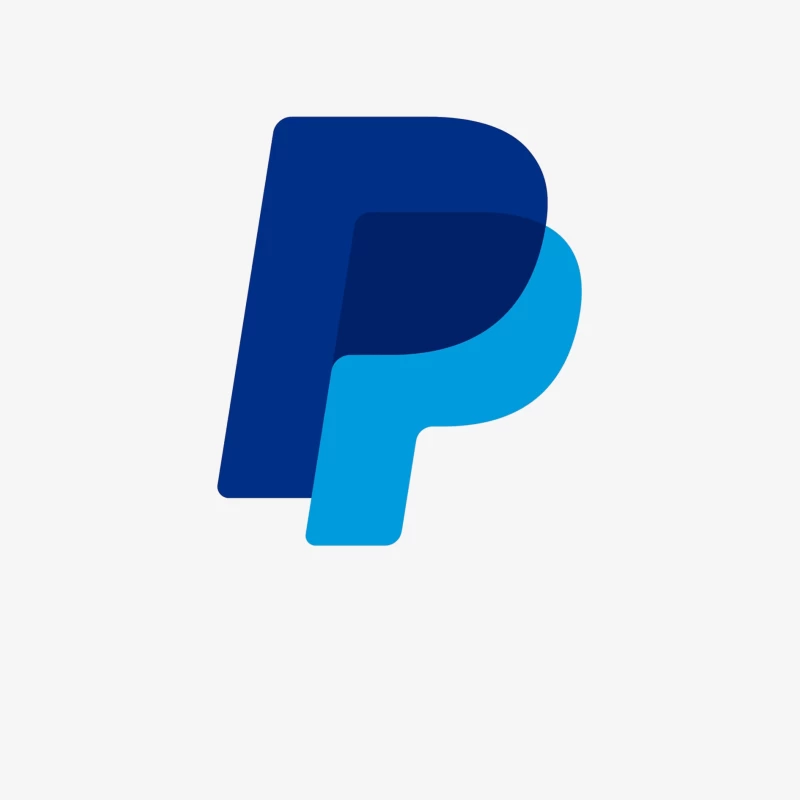 PayPal Double P Logo Design in Blue Shades Male Long Sleeve T-Shirt