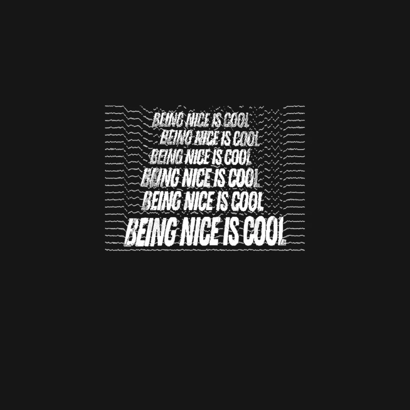 Being Nice Is Cool  Positivity Optimism Design Apparel Desk Mat