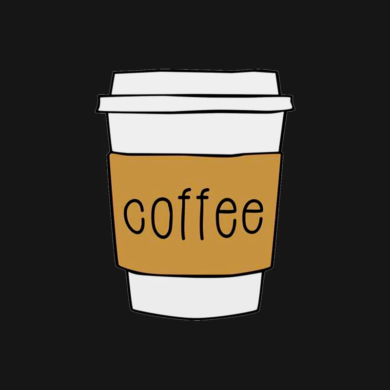 Coffee Cup Illustration Female Long Sleeve T-Shirt