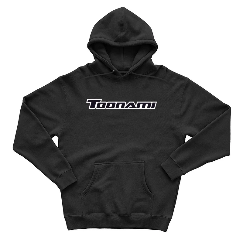 Toonami Black Text Logo - Cartoon Network's Anime Programming Block Male Pullover Hoodie