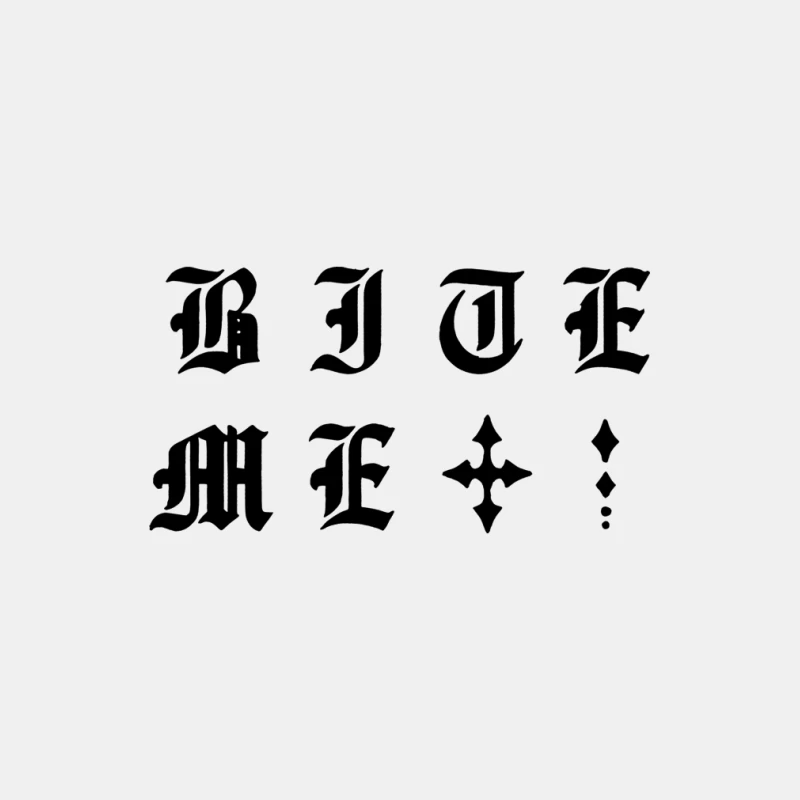 Gothic Schrift mit Sternmotiv Herren Tanktops