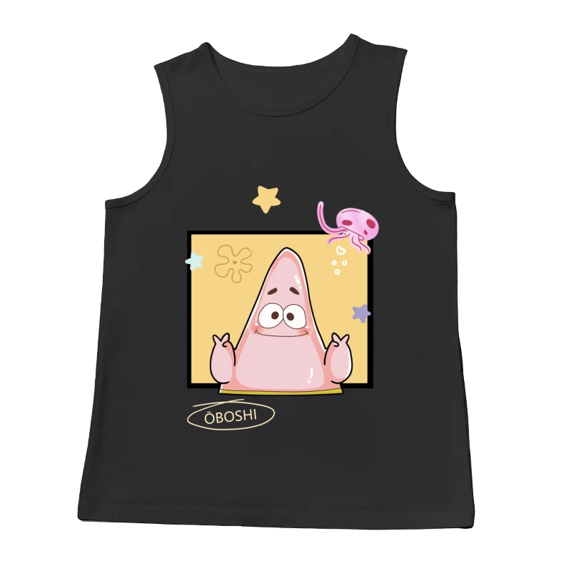 Niedliche Meereskreatur Illustration Herren Tanktops