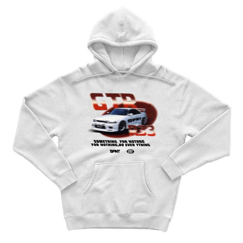 Nissan GTR R33 Design Herren Pullover Hoodie