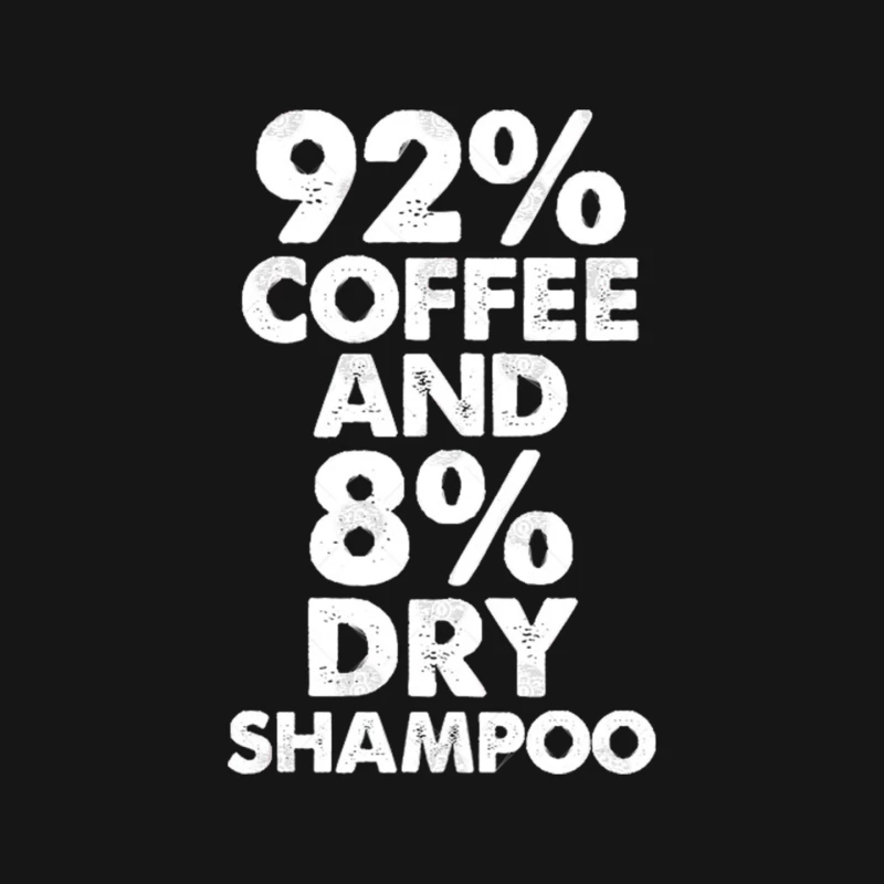 92 coffee And 8 Dry Shampoo Mouse Pad