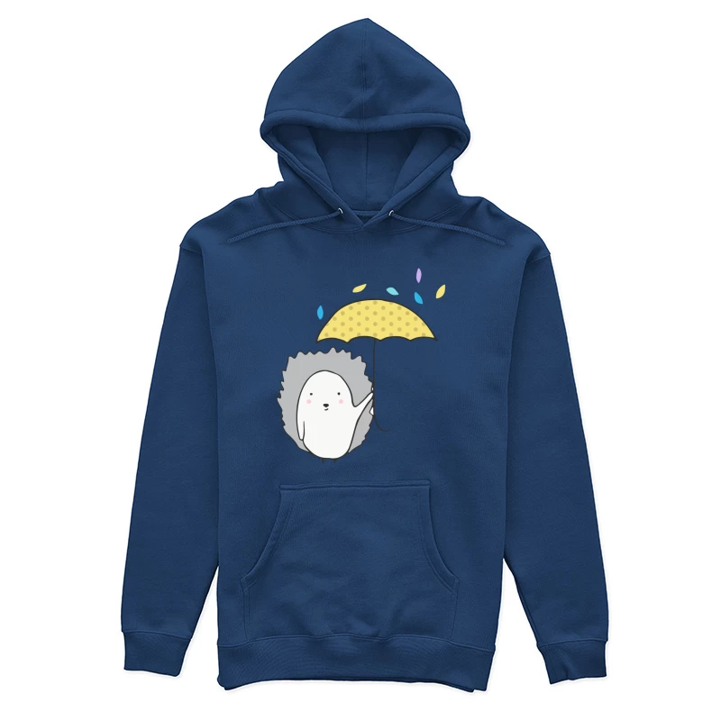 Hérisson mignon sous parapluie Femme Sweat à capuche