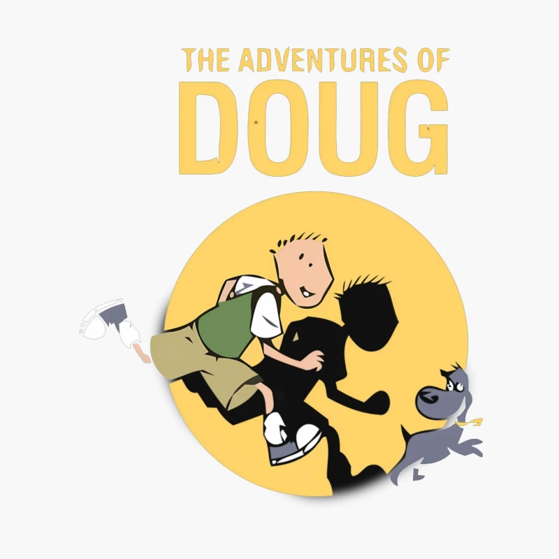 The Adventures of Doug - Classic 90s Animated Series Logo Cotton Tote Bag