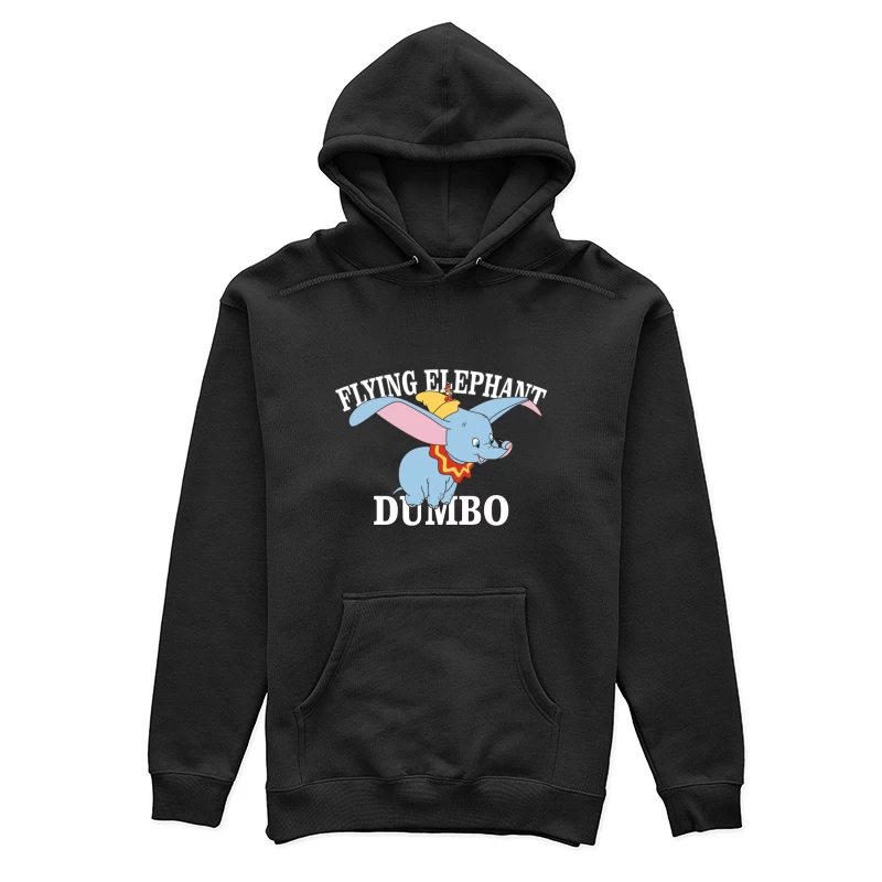 Fliegender Elefant Dumbo Design Damen Pullover Hoodie