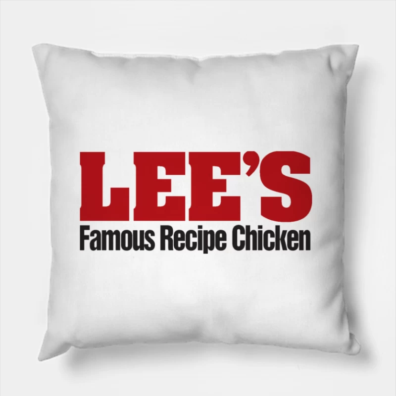 Lee's Famous Recipe Chicken Throw Pillow