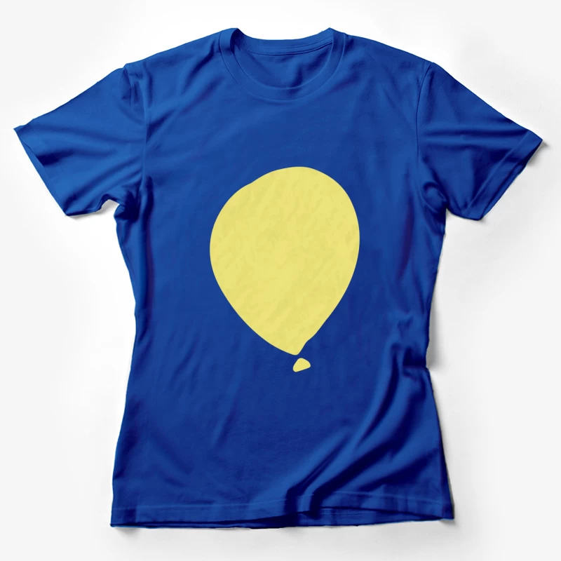 Ballon jaune simple Femme T-Shirt