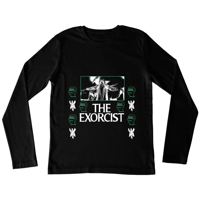 The Exorcist – Horrorfilm Posterdesign Damen Langarm T-Shirt