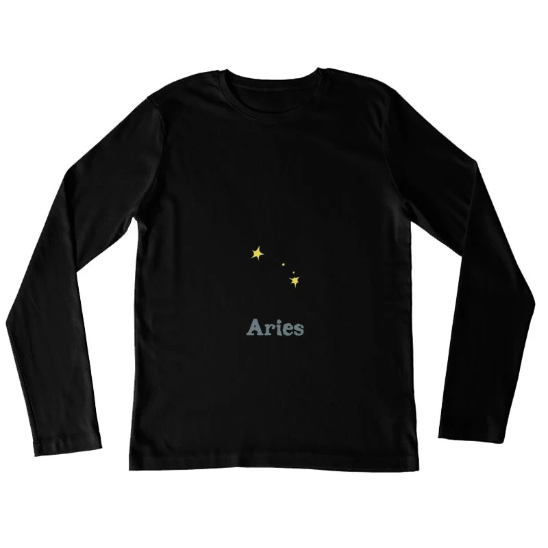 Aries-Sternbild-Design Damen Langarm T-Shirt