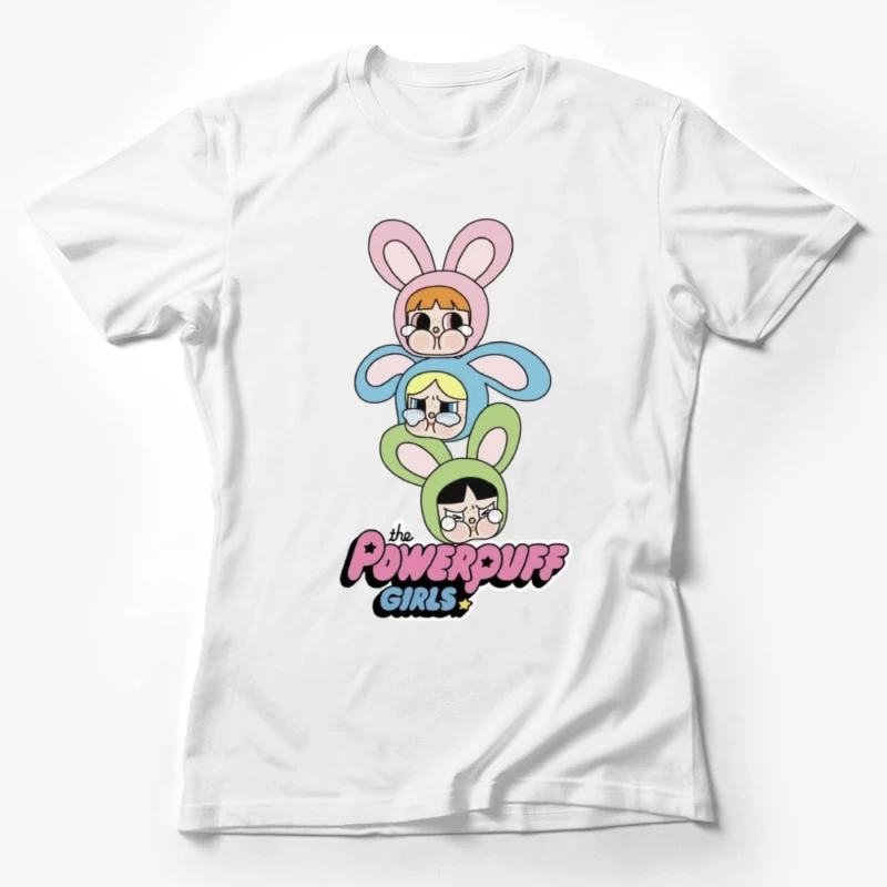 Weinende Powerpuff Girls Osterhasen Damen T-Shirt