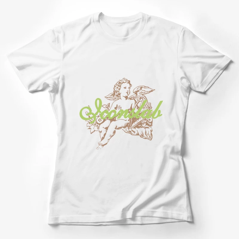 Engel mit Schriftzug Damen T-Shirt