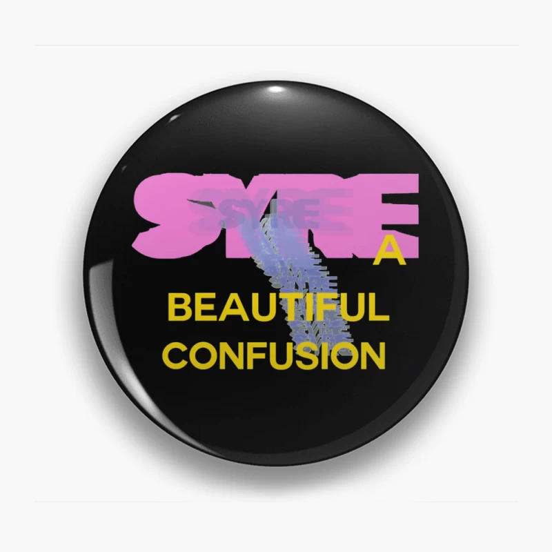 Beautiful Confusion: Abstract Typography Design Pin