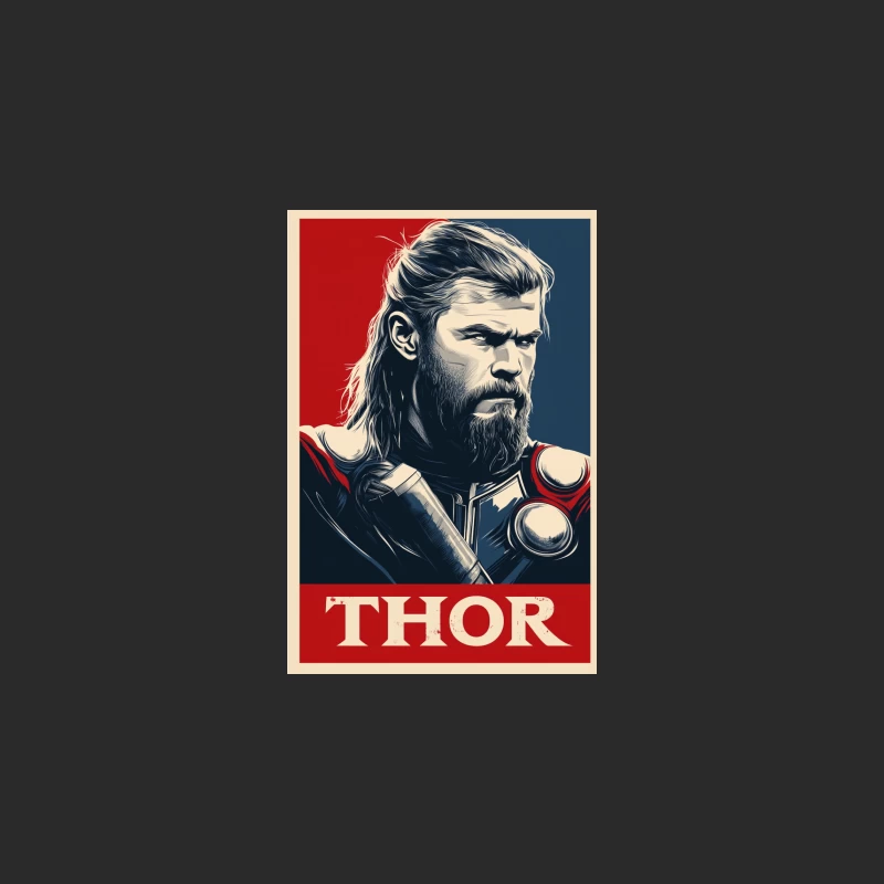 Iconic Thor Marvel Superhero Poster Baseball Cap