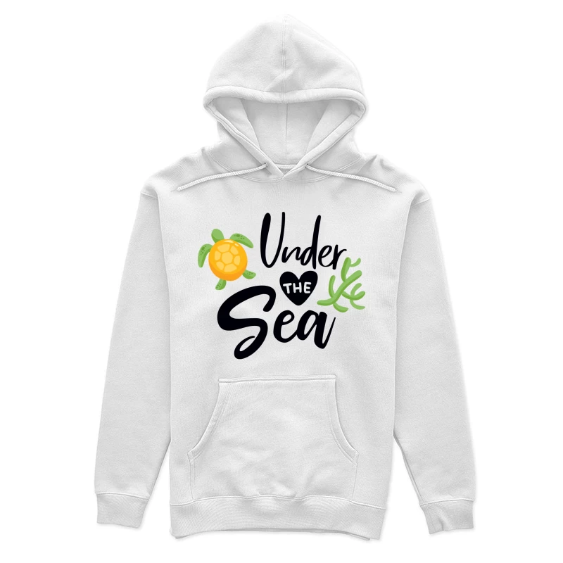 Design marin avec tortue Femme Sweat à capuche