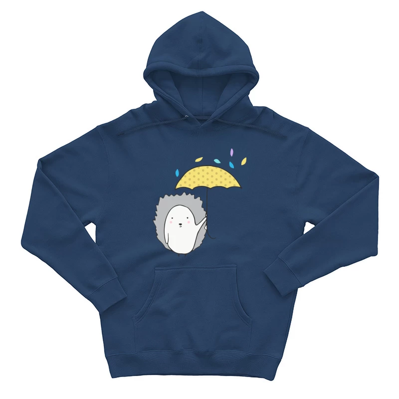 Hérisson mignon sous parapluie Homme Sweat à capuche