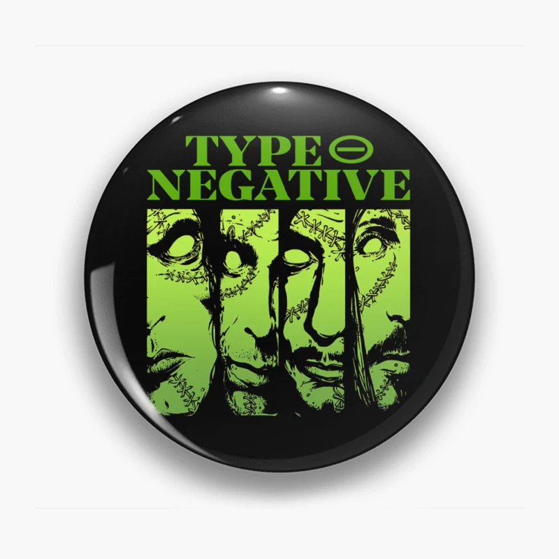 Type O Negative Faces Pin