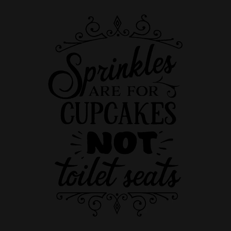 Humour pour Cupcakes et Toilettes Femme T-Shirt